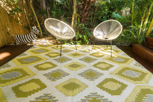 Load image into Gallery viewer, Outdoor Rug - Positano Yellow White And Grey