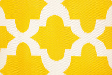 Load image into Gallery viewer, Outdoor Rug - Morocco Yellow And White