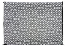 Load image into Gallery viewer, Outdoor Rug - Diamond Black And White