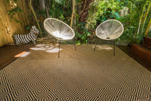 Load image into Gallery viewer, Outdoor Rug - Diamond Brown And Black
