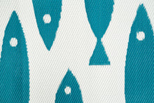 Load image into Gallery viewer, Outdoor Rug - Hamptons Style Schooling Fish