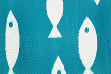 Load image into Gallery viewer, Outdoor Rug - Hamptons Style Schooling Fish