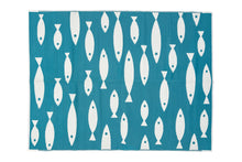 Load image into Gallery viewer, Outdoor Rug - Hamptons Style Schooling Fish