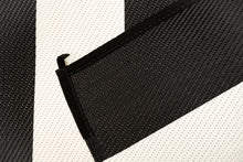 Load image into Gallery viewer, Outdoor Rug - Bold Yet Elegant Black and White Stripe