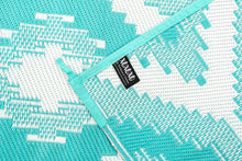 Load image into Gallery viewer, Outdoor Rug - Positano Aqua and White
