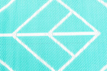 Load image into Gallery viewer, Outdoor Rug  - Glamorous Aqua and White