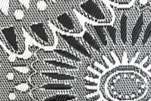 Load image into Gallery viewer, Outdoor Rug -  Flower Wheel Black and Grey