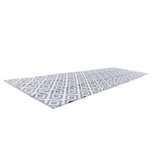 Outdoor Rug - Large Diamond Grey