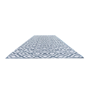 Outdoor Rug - Large Diamond Grey