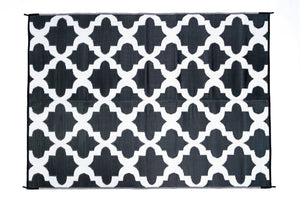 Outdoor Rug - Morocco Black And White
