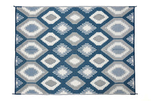 Load image into Gallery viewer, Outdoor Rug - Positano Blue White And Grey