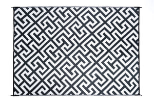 Outdoor Rug - Luxe Black and White