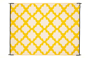 Outdoor Rug - Morocco Yellow And White