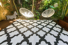 Load image into Gallery viewer, Outdoor Rug - Morocco Black And White