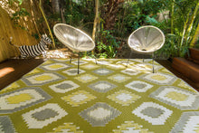 Load image into Gallery viewer, Outdoor Rug - Positano Yellow White And Grey