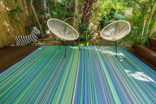 Load image into Gallery viewer, Outdoor Rug - Mexicali Aqua Multi Colour