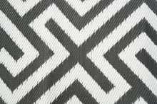 Load image into Gallery viewer, Outdoor Rug - Luxe Grey and White