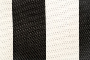 Outdoor Rug - Bold Yet Elegant Black and White Stripe