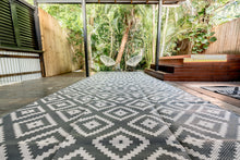 Load image into Gallery viewer, Outdoor Rug - Large Diamond Grey