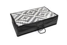 Load image into Gallery viewer, Outdoor Rug -  Large Diamond Black and Grey